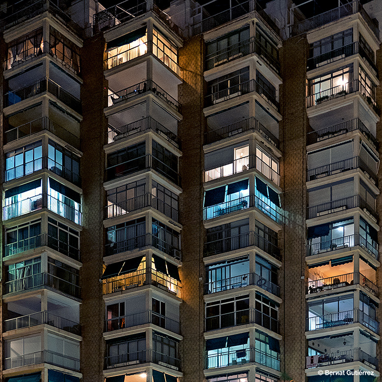 Cubículos de una ciudad efímera...